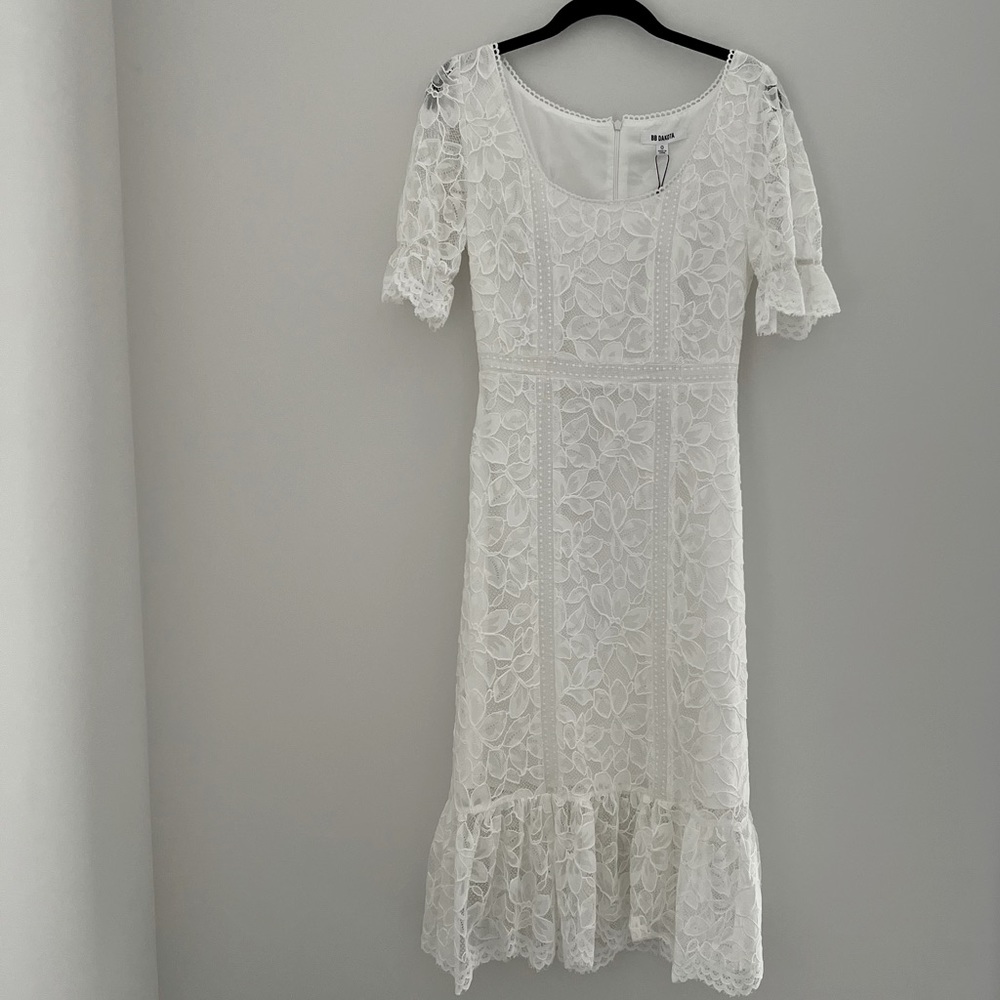 NEW BB Dakota ivory midi dress size 0
